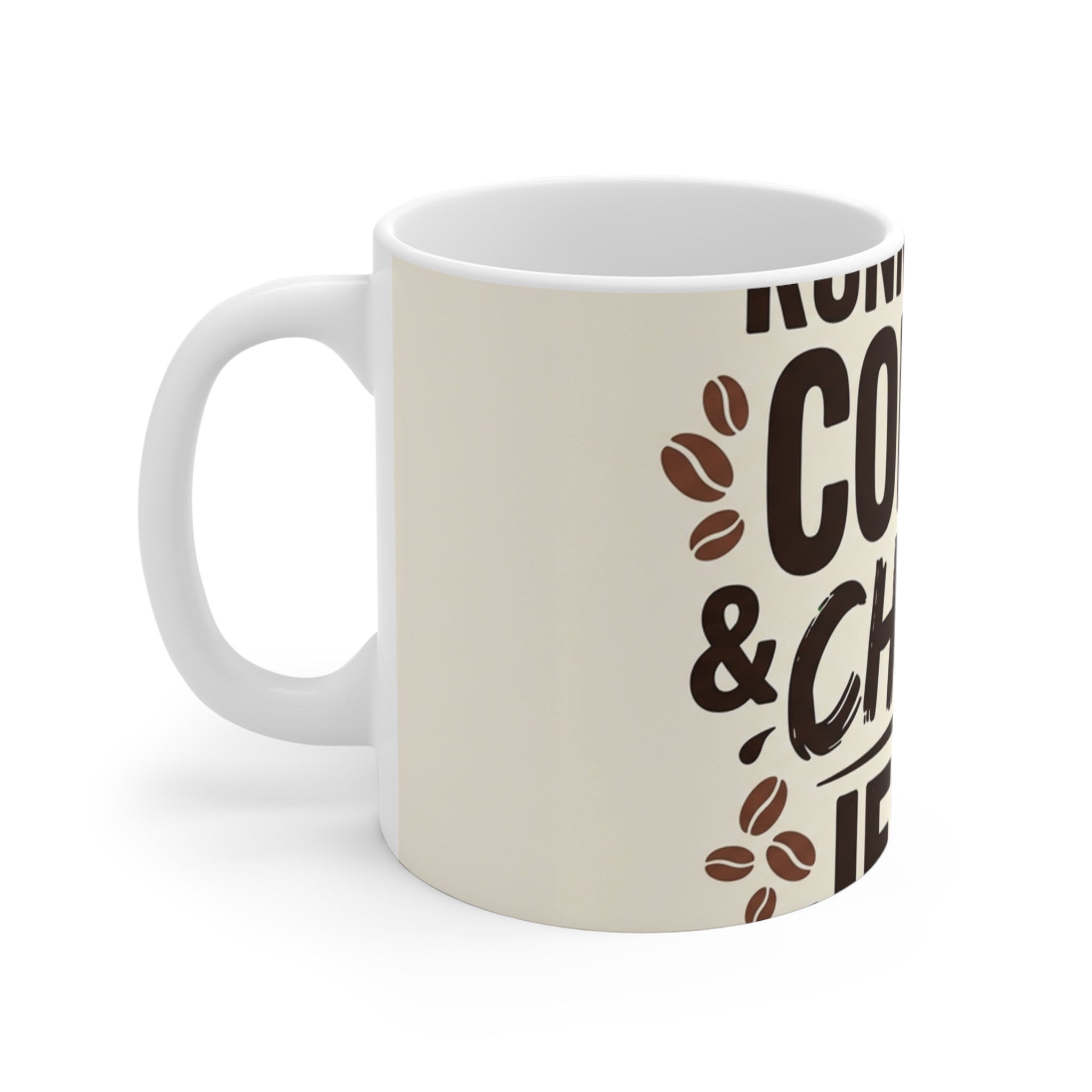 Running on Coffee, Chaos & Jesus — 11oz Ceramic Mug
