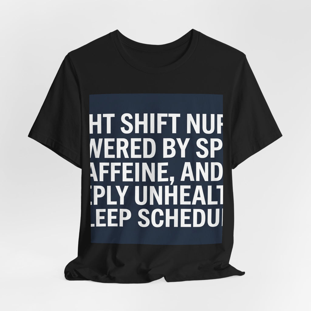 Night Shift Nurse T-Shirt – Funny Unisex Tee for Healthca...