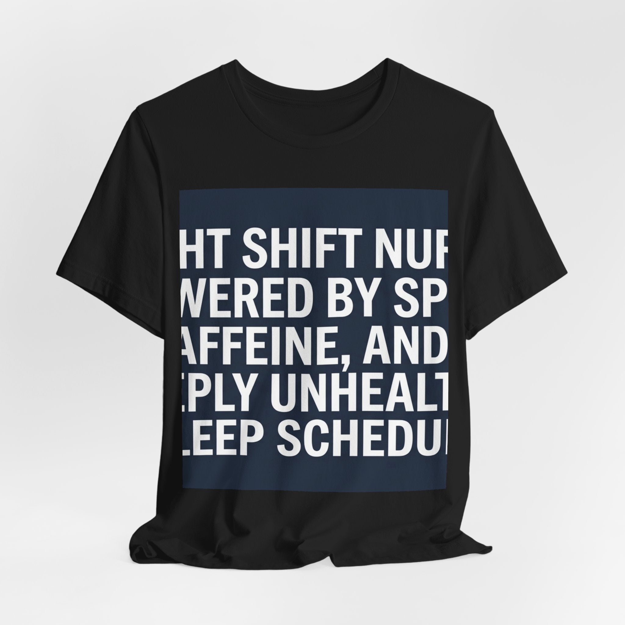 Night Shift Nurse T-Shirt – Funny Unisex Tee for Healthca...