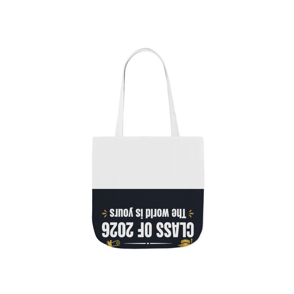 Graduation Canvas Tote Bag — Adventure Awaits Class of 2026