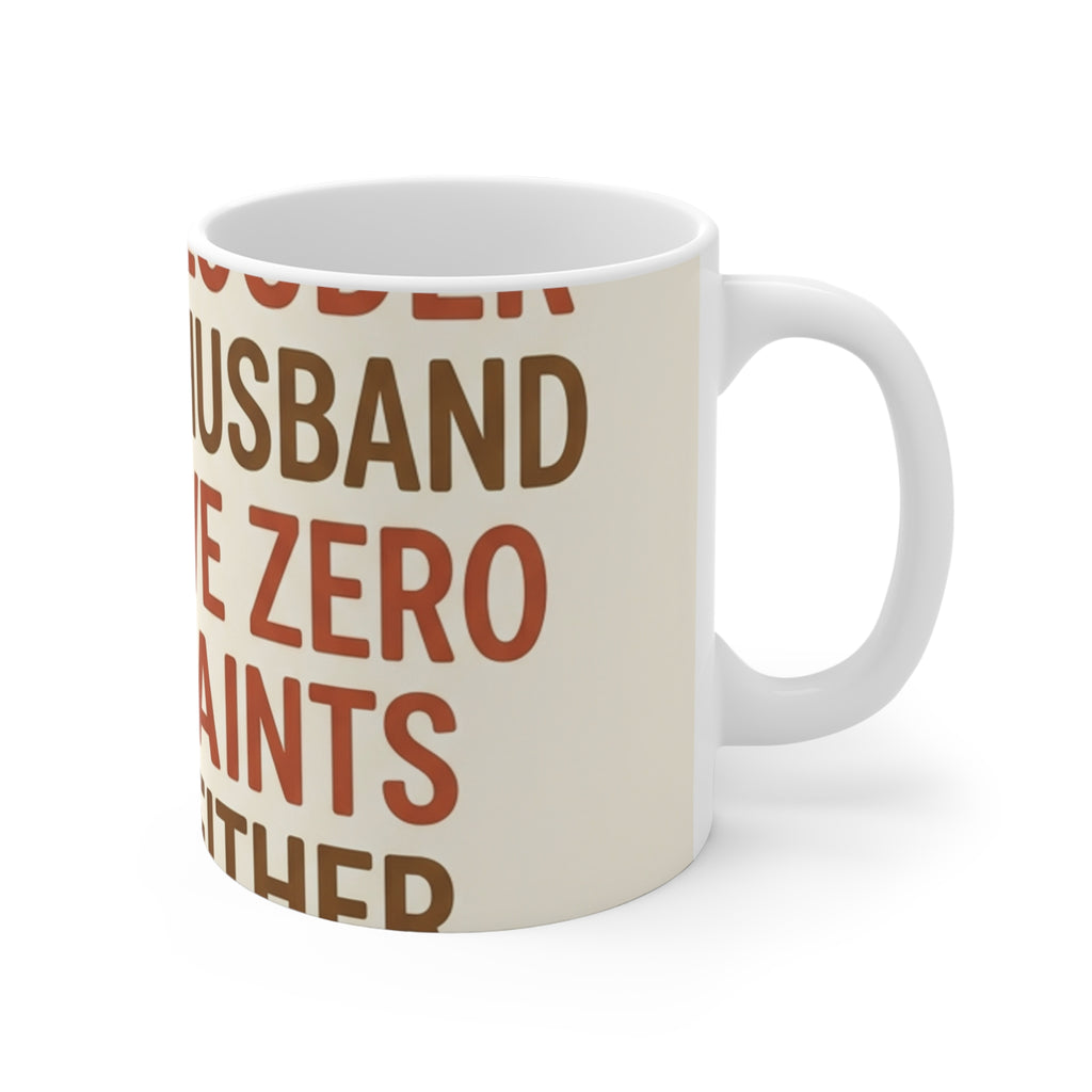 Funny Frenchie Mug - Snores Louder Than My Husband Mug