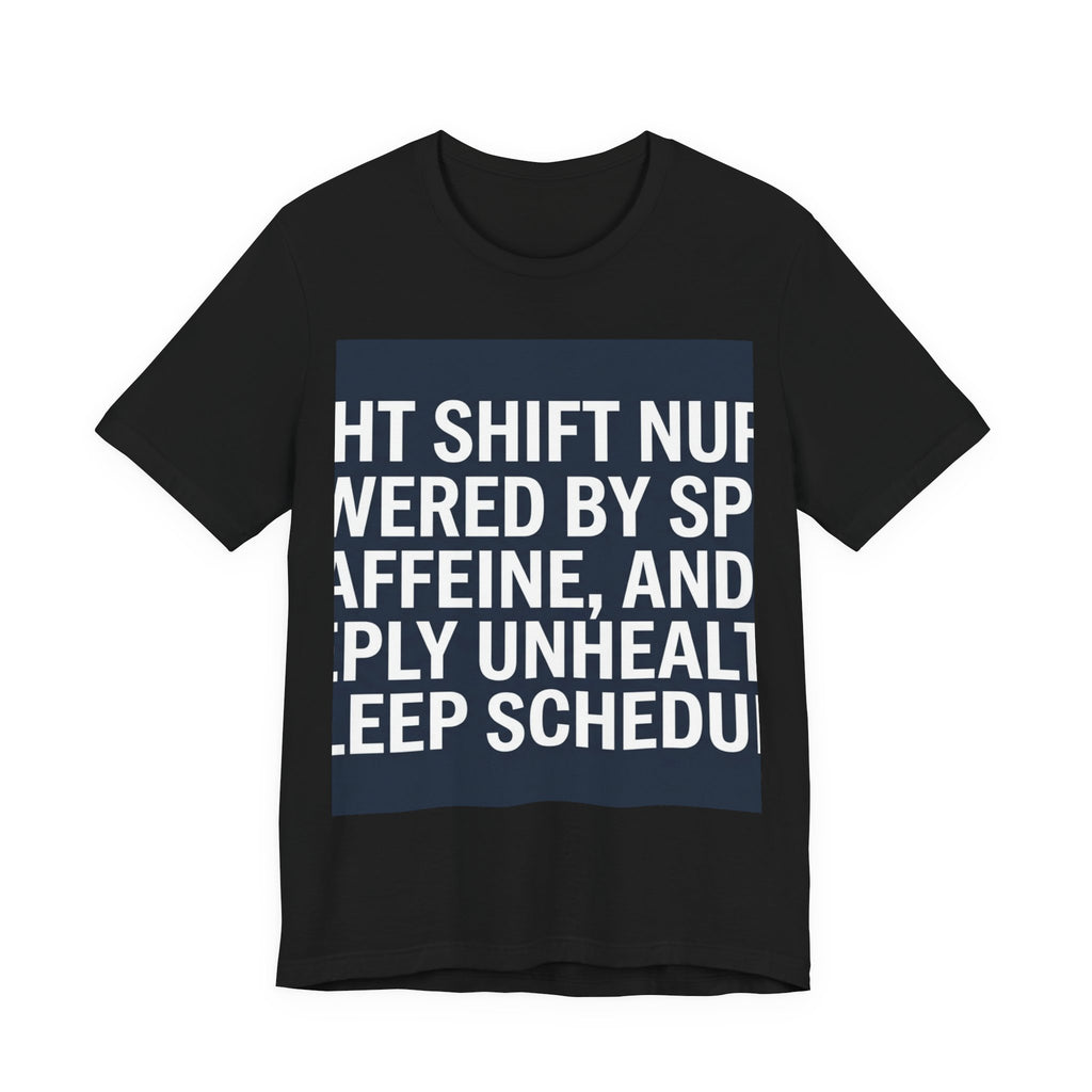Night Shift Nurse T-Shirt – Funny Unisex Tee for Healthca...