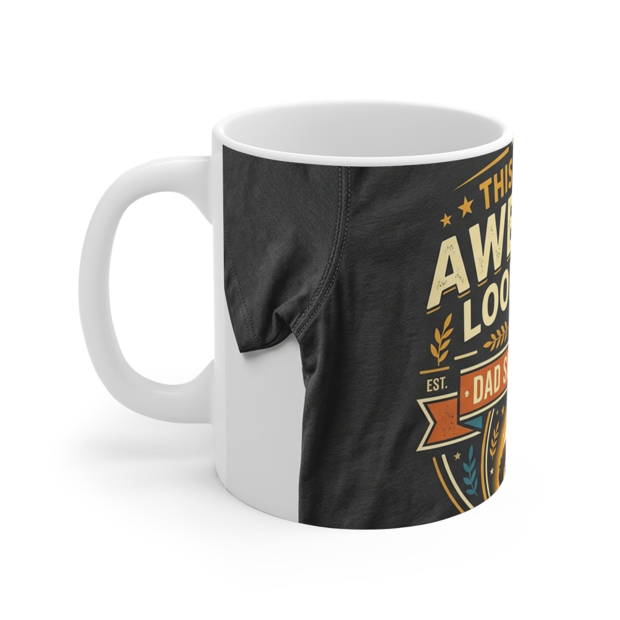 Awesome Looks Like Dad Mug – 11oz Ceramic Father's Day Gift
