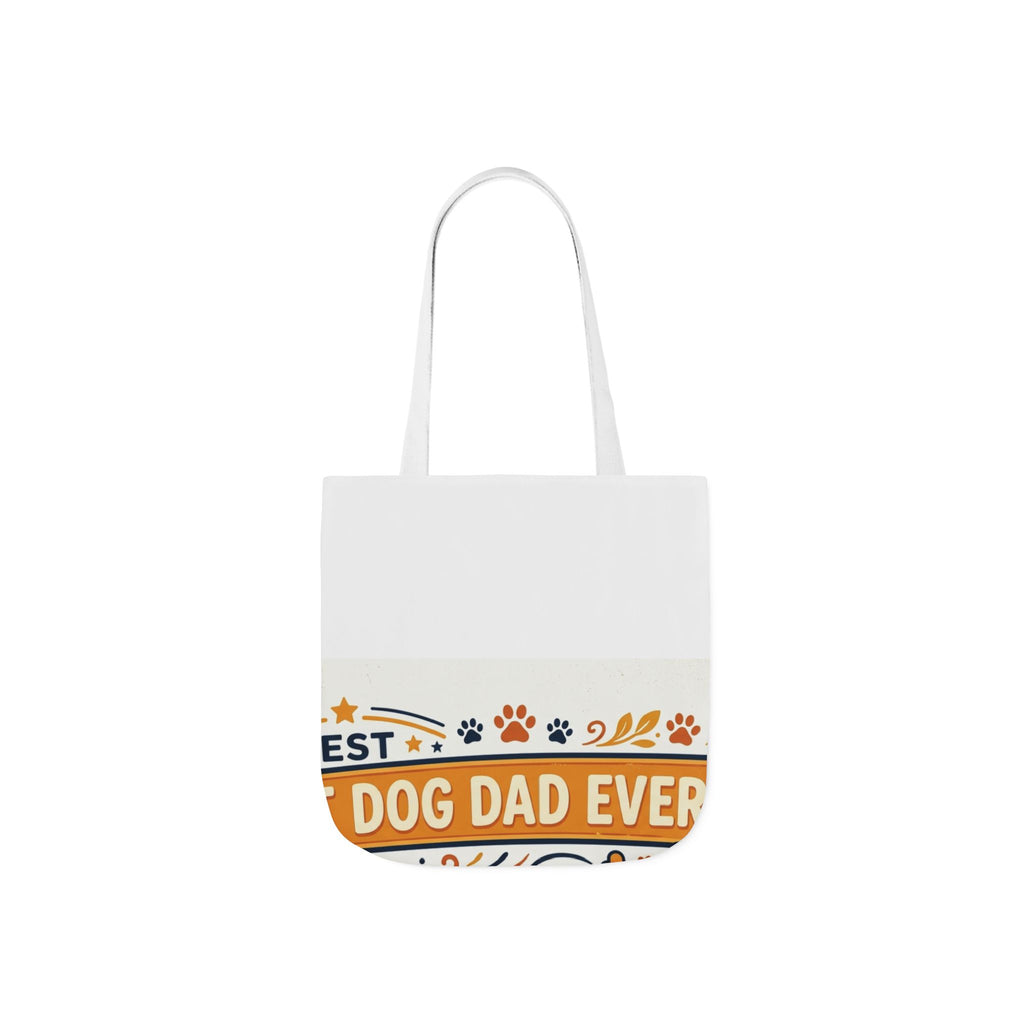 Canvas Tote Bag for Dog Dads — Best Dog Dad Ever Gift