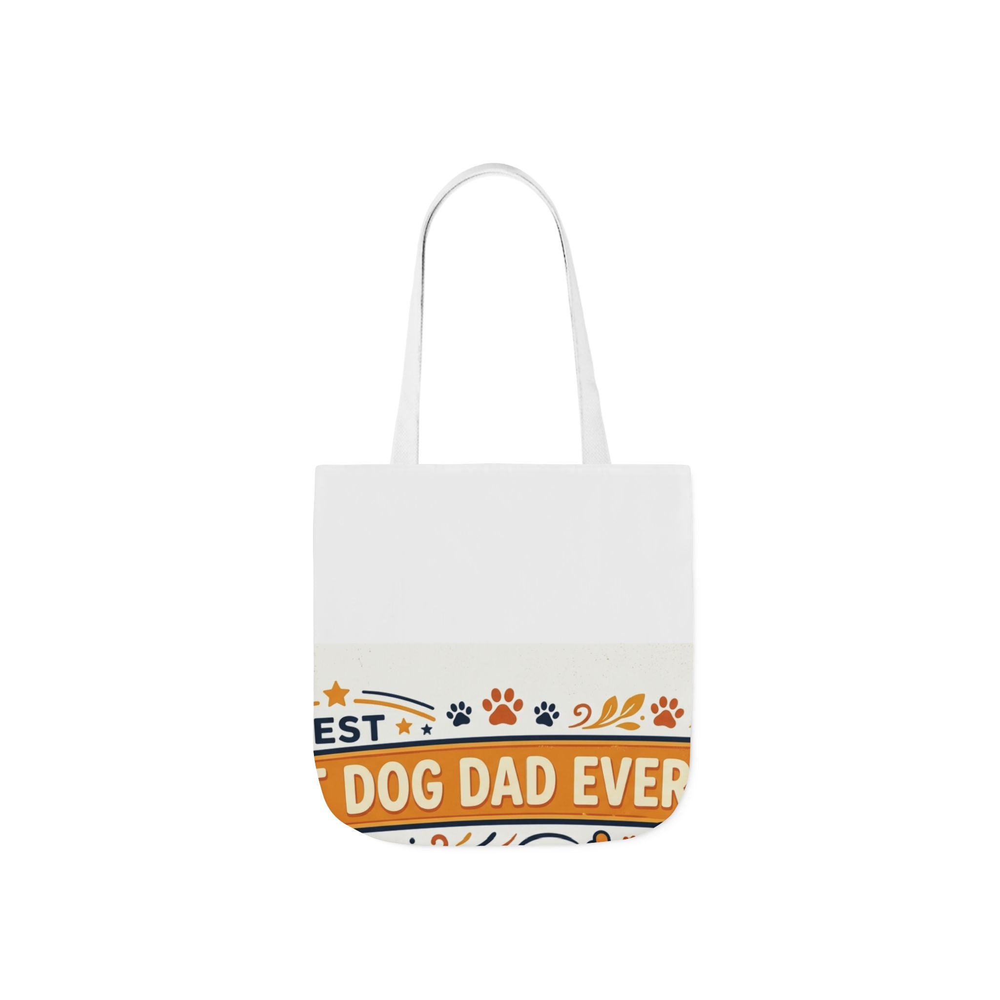 Canvas Tote Bag for Dog Dads — Best Dog Dad Ever Gift