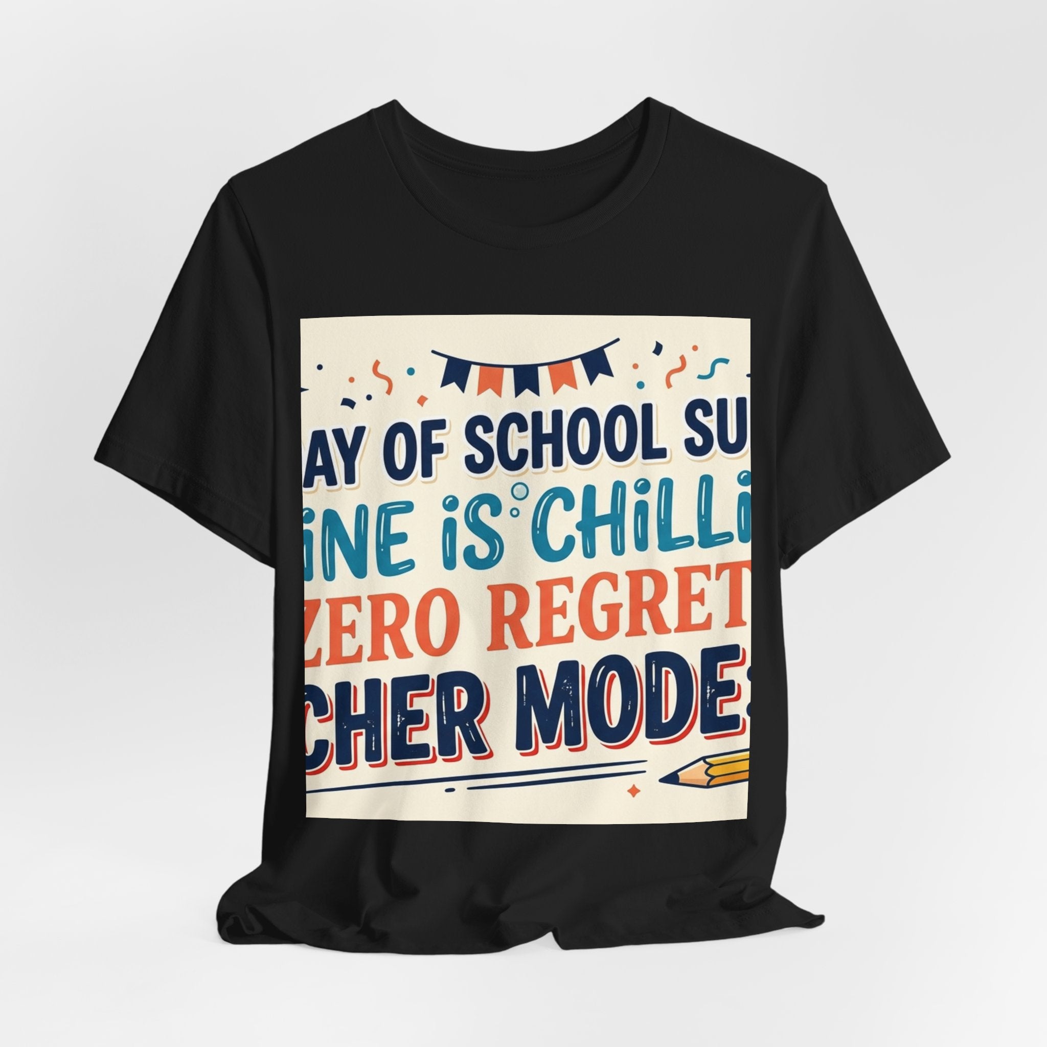 Teacher T-Shirt Last Day Of School Survived Wine Is Chilling