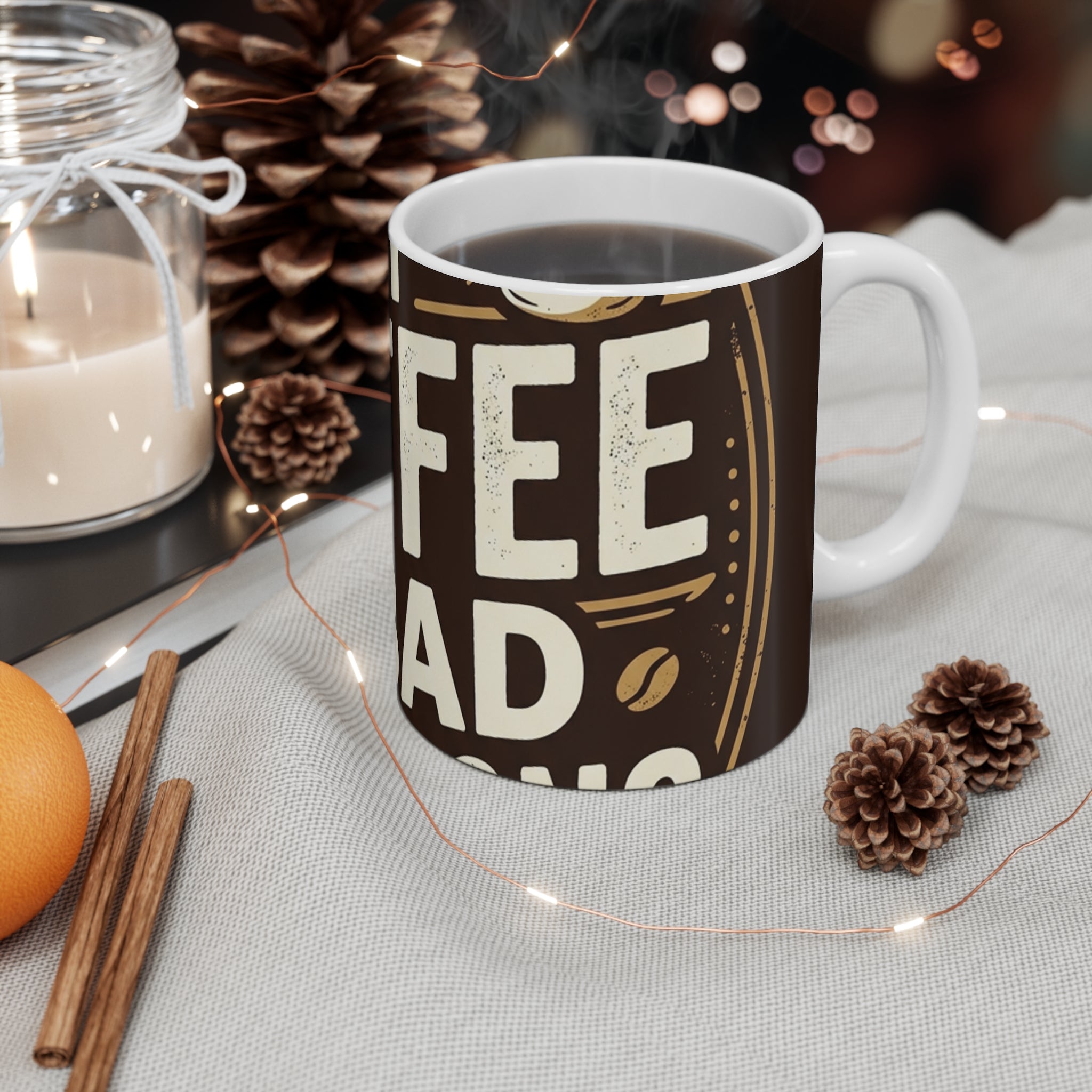 Coffee Mug Fueled by Coffee & Bad Decisions 11oz Ceramic