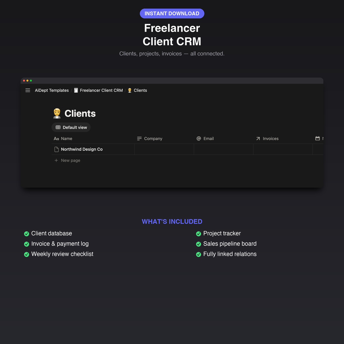 Notion CRM for Solopreneurs — Pipeline Management Without the $99/Month SaaS