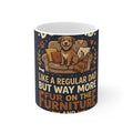 Dog Dad Mug 11oz Ceramic - Funny Father's Day Gift