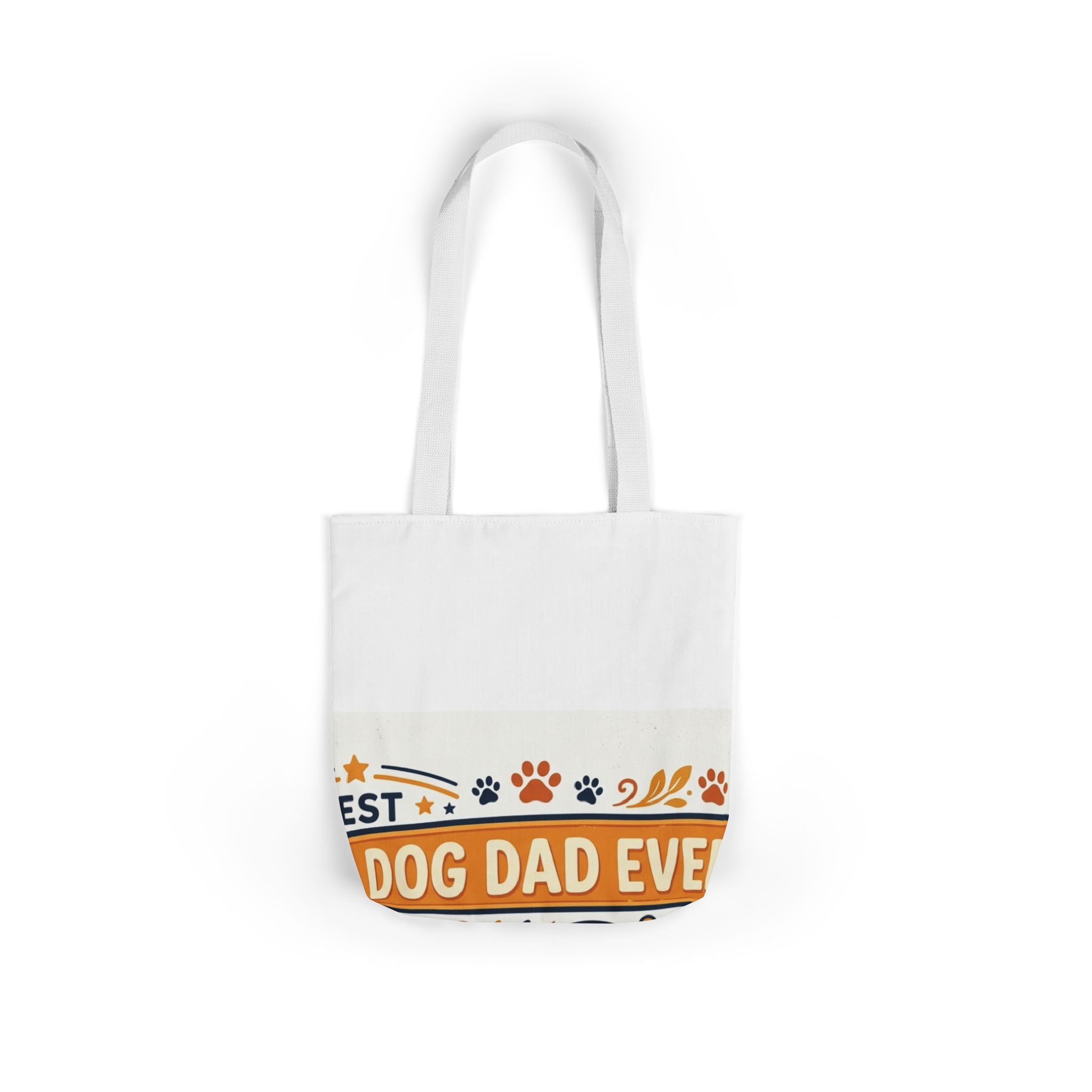 Canvas Tote Bag for Dog Dads — Best Dog Dad Ever Gift