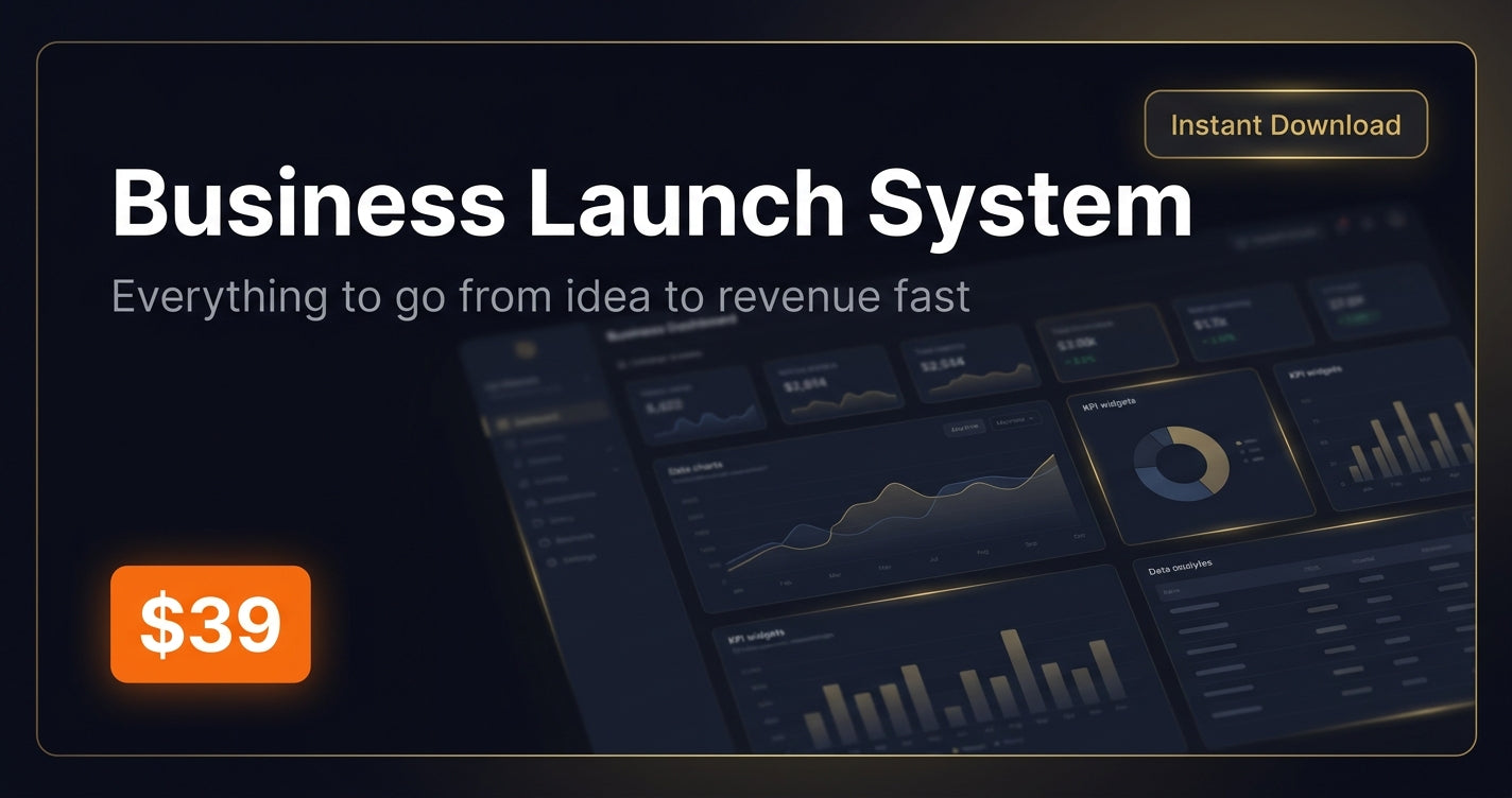 Business-in-a-Box Starter Kit — Everything You Need to Launch and Look Legit in 7 Days