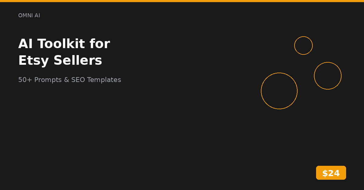 AI Toolkit for Etsy Sellers