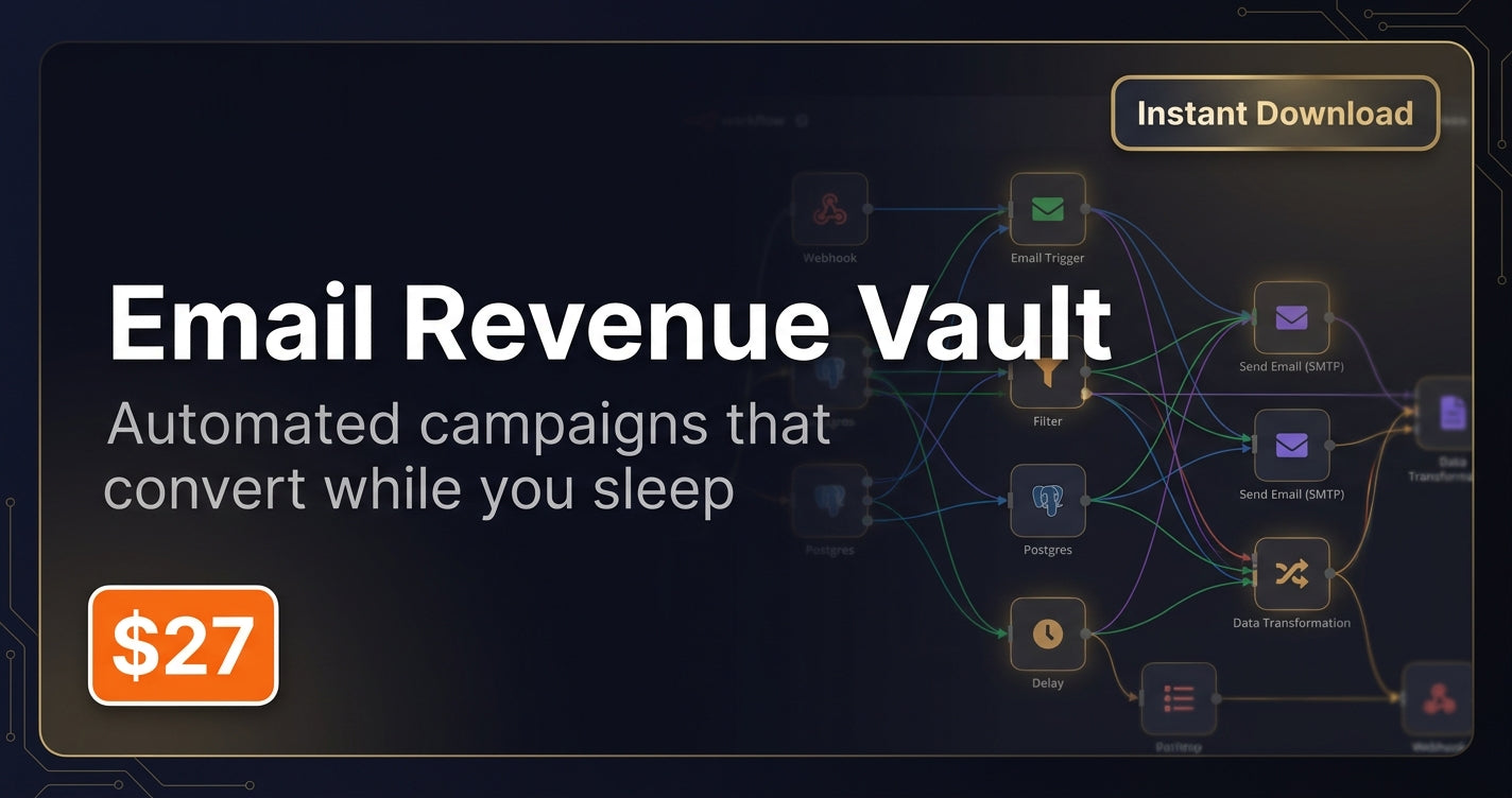 n8n Email Marketing Automation Pack — Set-and-Forget Campaigns
