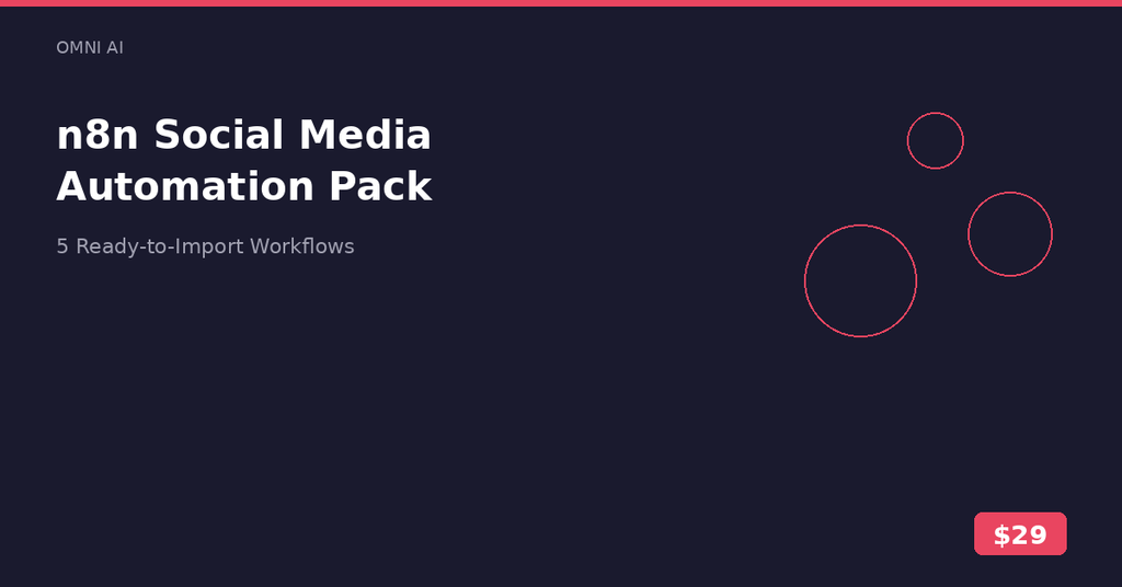 n8n Social Media Automation Pack