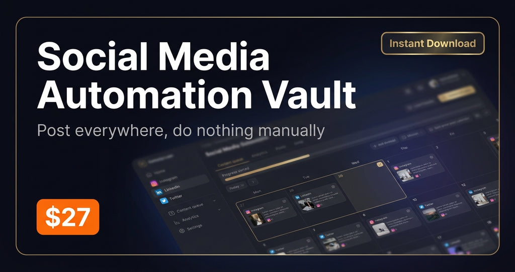 n8n Social Media Automation Pack — Schedule, Repurpose, and Analyze Without Paying for Buffer