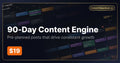 Social Media Content Calendar — 90-Day Content Engine for One-Person Teams